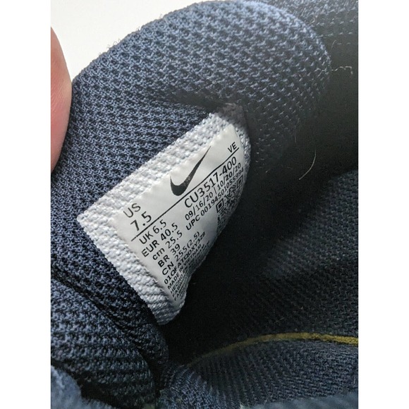 Nike Downshifter 8 Lightweight Running Shoes Blue 908984-400 Men's Size 7.5 - Picture 7 of 7